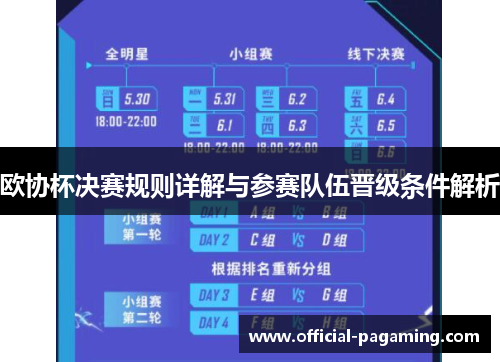 欧协杯决赛规则详解与参赛队伍晋级条件解析