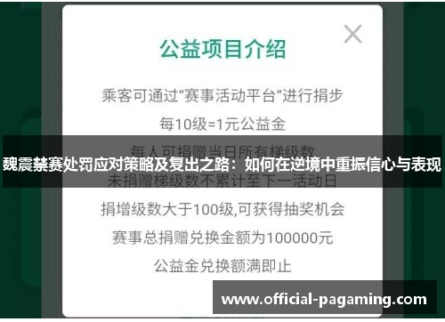 魏震禁赛处罚应对策略及复出之路：如何在逆境中重振信心与表现